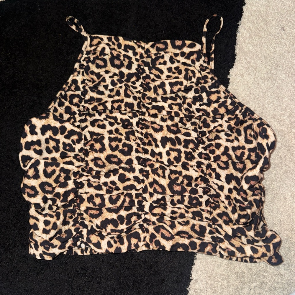 H&M Leopard Print Camisole Top